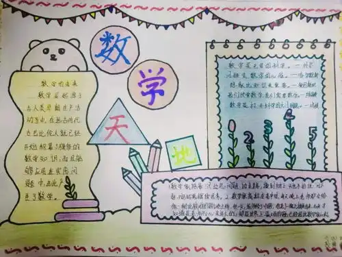 我读书我快乐读书小报和学数学用数学手抄报评比活动