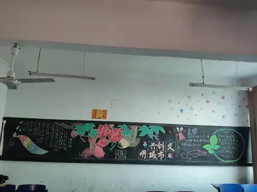 药生学院开展争创全国文明城市主题黑板报活动