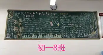 集美中学初中3月份弘扬雷锋精神主题黑板报评选结果