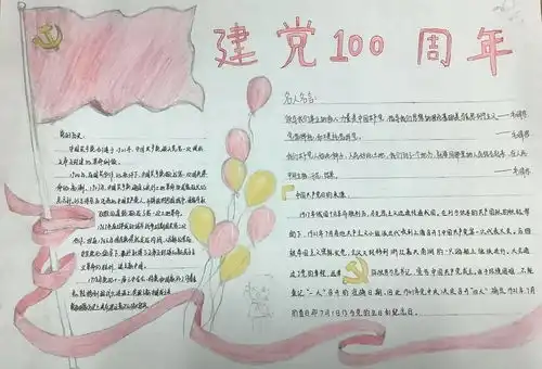 学党史,守初心手抄报大赛
