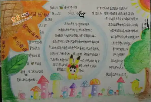 牢记历史珍爱和平勿忘国耻圆梦中华手抄报图片大全资料