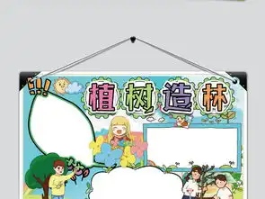 植树节造林黑白线描环保手抄报图片模板worddoc设计图下载植树节手抄报大全编号19158316