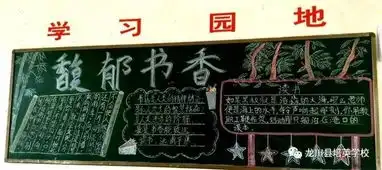 我校举行书香满园读书日黑板报展示活动