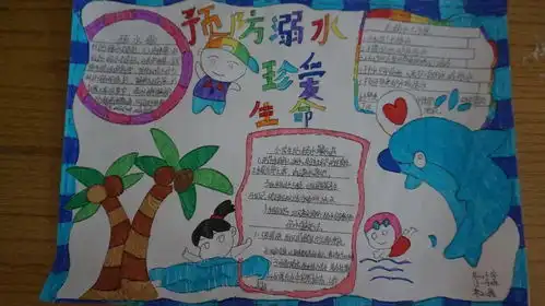 防疫不忘防溺水助力创城我先行桂林市穿山小学小学开展防溺水主题手抄报活动