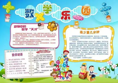 数学手抄报图片