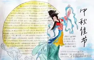 中秋精美手抄报,孩子一定用得着