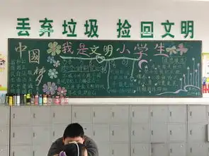 展望新学期文明伴成长黑板报评比