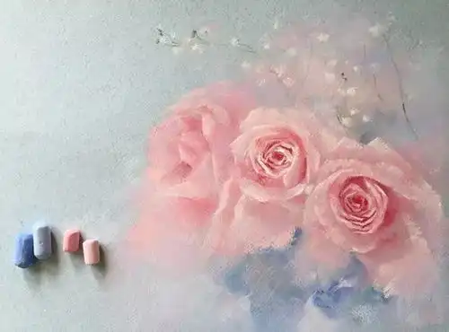 粉笔画居然也能这么美真不敢相信,这些画居然是用粉笔画出来的