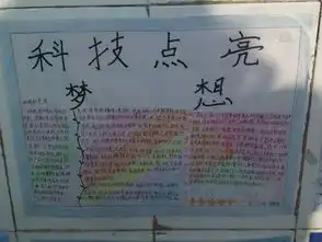 六三班科技点亮梦想手抄报