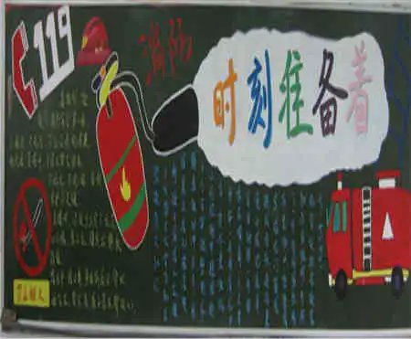 消防安全黑板报消防知识作文