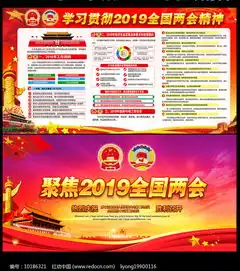 学习2019全国两会精神板报