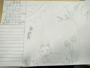 仿写小鱼的梦龙祥路小学一年级四班手抄报