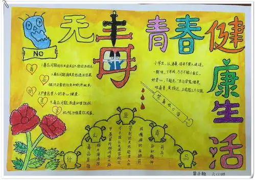 揭阳空港经济区无毒青春健康生活青少年禁毒手抄报大赛获奖作品公布