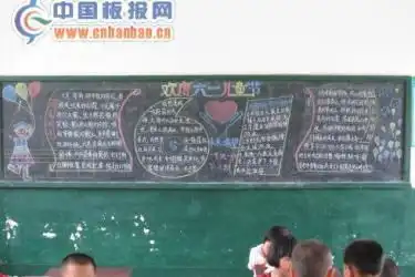 庆祝六一儿童节电子板报