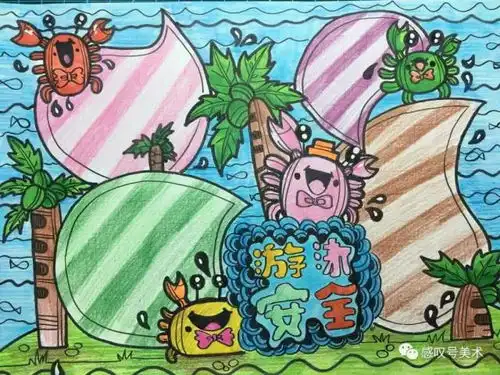 手抄报排版上色欣赏,画了一周的优秀手抄报作品