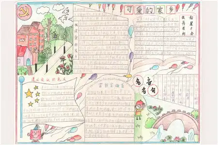 贵州省图书馆网络版手抄报大赛一等奖作品新闻动态图书馆动态中国图书馆网