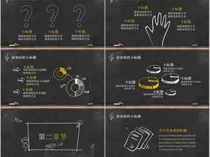 创意手绘黑板粉笔字ppt模板下载4.79mb商业计划书ppt大全商务办公ppt