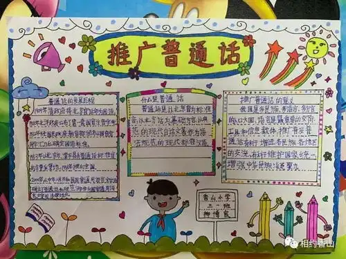 讲好普通话文明你我他郑州市惠济区香山小学开展推广普通话活动