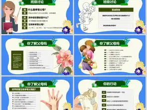 母亲节主题班会感恩父母教育培训ppt模板下载63.70mb思想品德教育大全主题班会ppt
