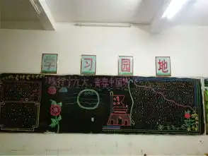 黄略中学团委举办践行十九大青春中国梦黑板报比赛
