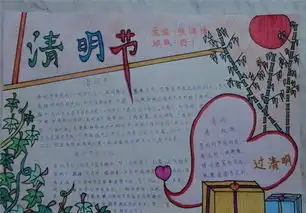 二年级清明节手抄报