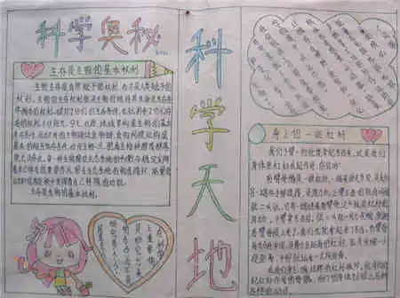 小学生手抄报科学小知识