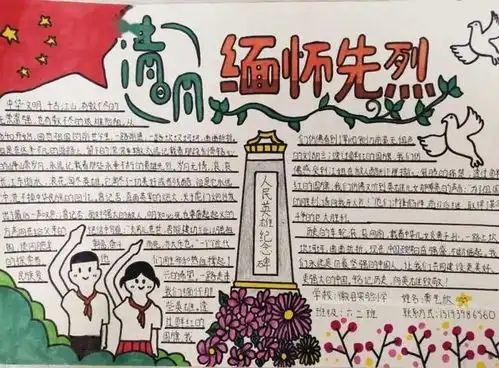 缅怀革命先烈,传承红色基因手抄报获奖作品大展示,快来围观
