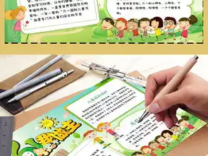 ps简单欢乐六一儿童节快乐小报素材模板图片下载
