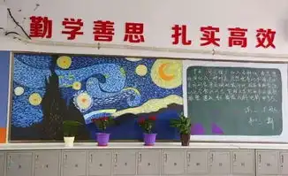 这帮00后,竟然把黑板报画成这样