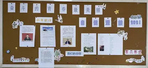 奋斗的青春最美丽12月黑板报作品集锦