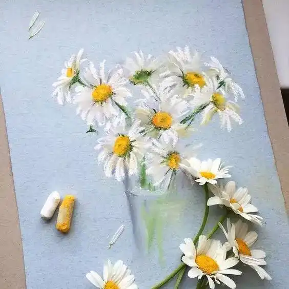这样性感的绘画作品,居然是粉笔画