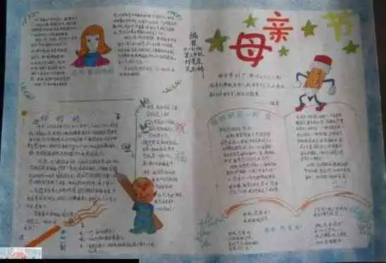 母亲节手抄报感恩母亲