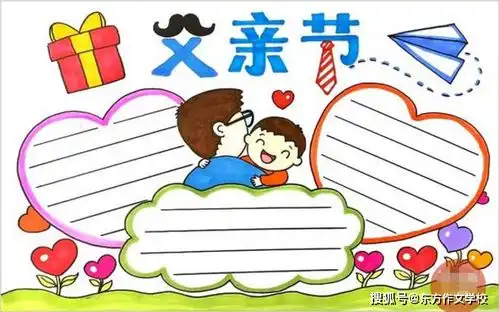 父亲节要到了,这份手抄报快给孩子备上吧,送给老爸贴心的礼物