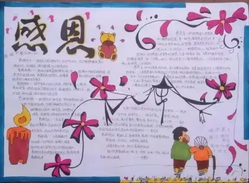 感恩节手抄报黑板报大全来咯