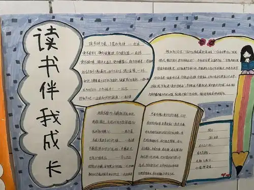 三年级寒假阅读小报展