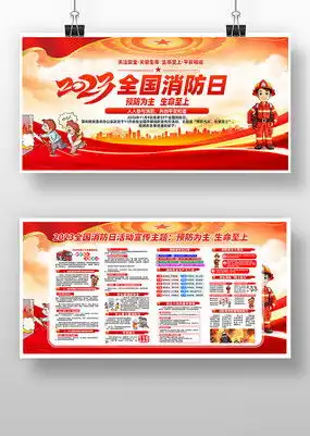 2023全国消防日宣传展板图片消防安全生产设计图片42张设计图片红动中国