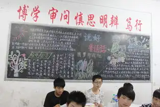团委举行普通话推广黑板报评比活动