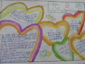 元旦节手抄报图片
