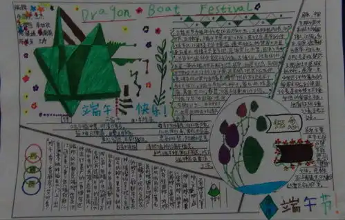 小学三年级端午节手抄报
