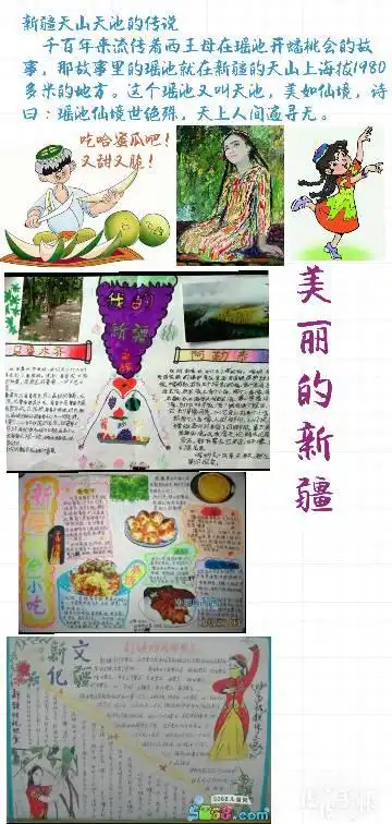 美丽新疆我的家手抄报怎么做内容