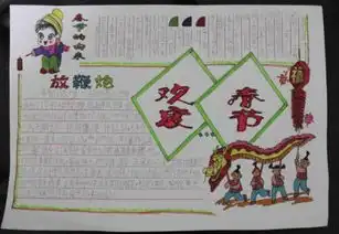 初二寒假手抄报图片5张