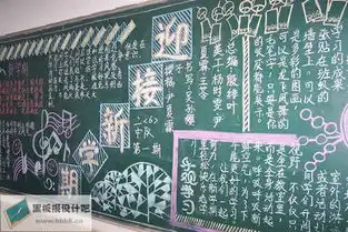 新学期的黑板报附设计图