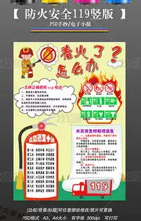 psd消防版报psd格式消防版报素材图片psd消防版报设计模板我图网
