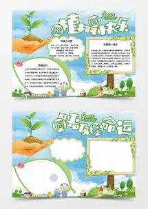 植树节快乐手抄报word模板下载docx格式熊猫办公