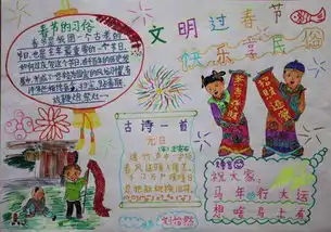 文明过春节,快乐享民俗20字