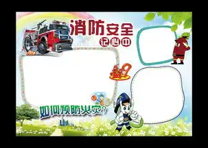 校园消防安全知识小报图片模板psd设计图下载消防安全手抄报大全编号17123109