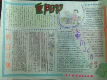 2012重阳节手抄报图片集锦