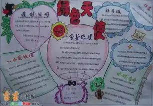 绿色天使环保手抄报