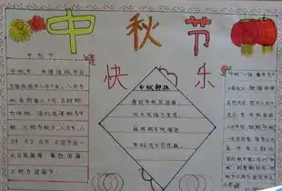 北京小学关于中秋节手抄报