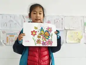 妙笔生花绘童话市四十四完小举行书香校园手抄报绘童话活动
